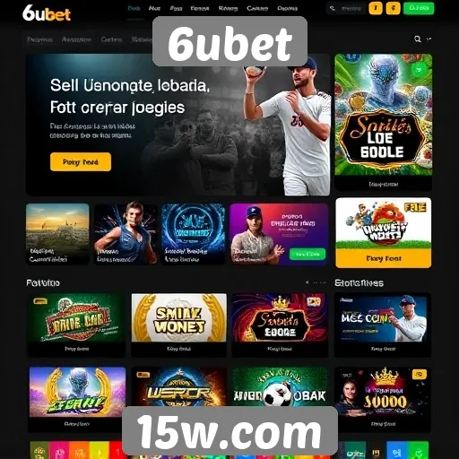 Novo design e funcionalidades no site 6ubet